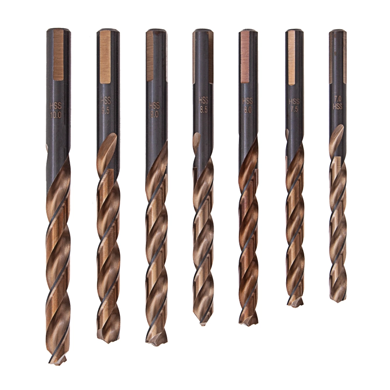 Набор сверл по металлу, 1-10 мм (через 0.5 мм) 19 шт, Р6М5, многогранная заточка, бокс Барс (72378)