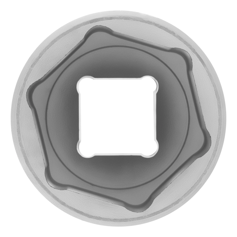 Головка торцевая, 27 мм, шестигранная, CrV, под квадрат 1/2 Stels (13836)