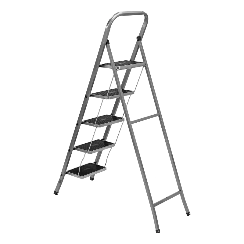 Стремянка 5 ступени, с полимерными ковриками, Сибртех (97870)