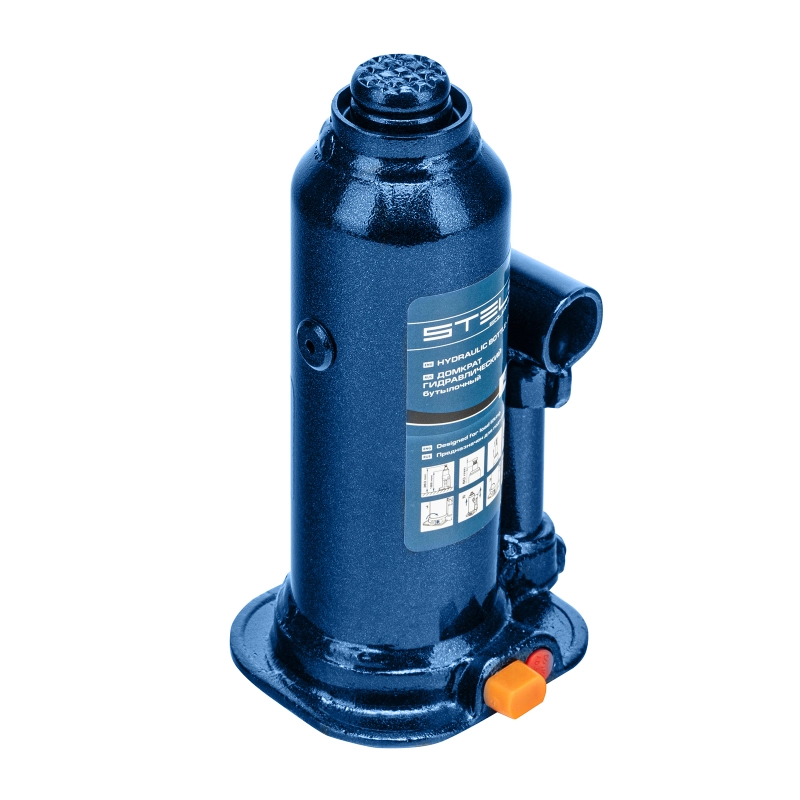 Домкрат гидравлический бутылочный, 4 т, h подъема 188-363 мм Stels (51162)
