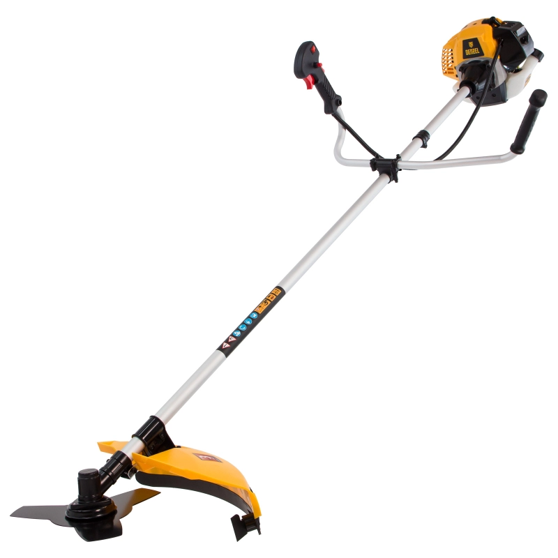 Триммер бензиновый DR-33, 33 см3, неразъемная штанга, состоит из 2 частей Denzel (96271)