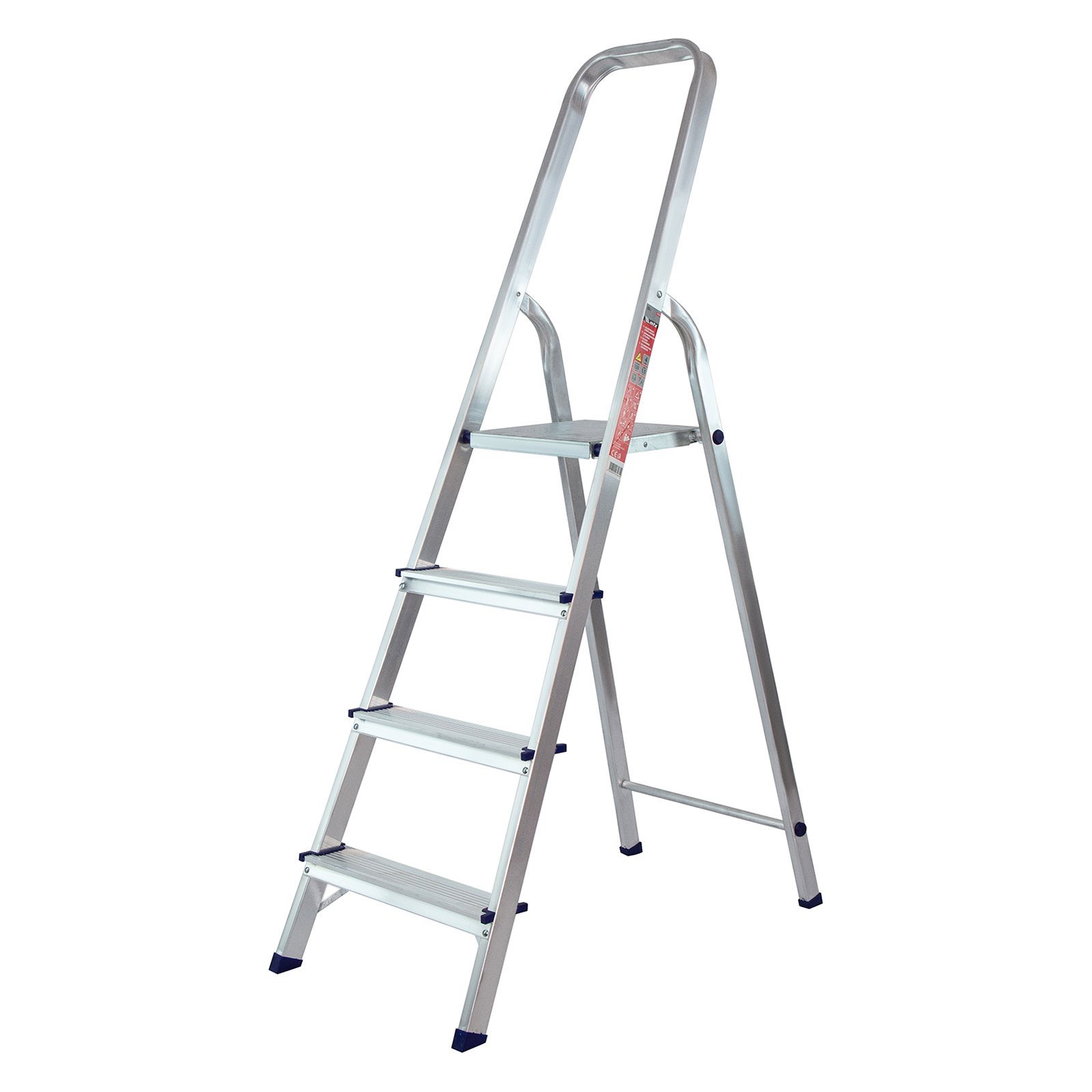 Стремянка усиленная, 4 ступени, алюминиевая, MTX (9771377)