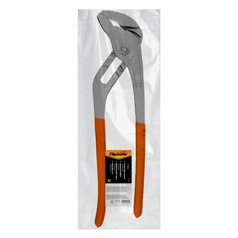Клещи, 300 мм, переставные, рукоятки ПВХ Sparta (157195)