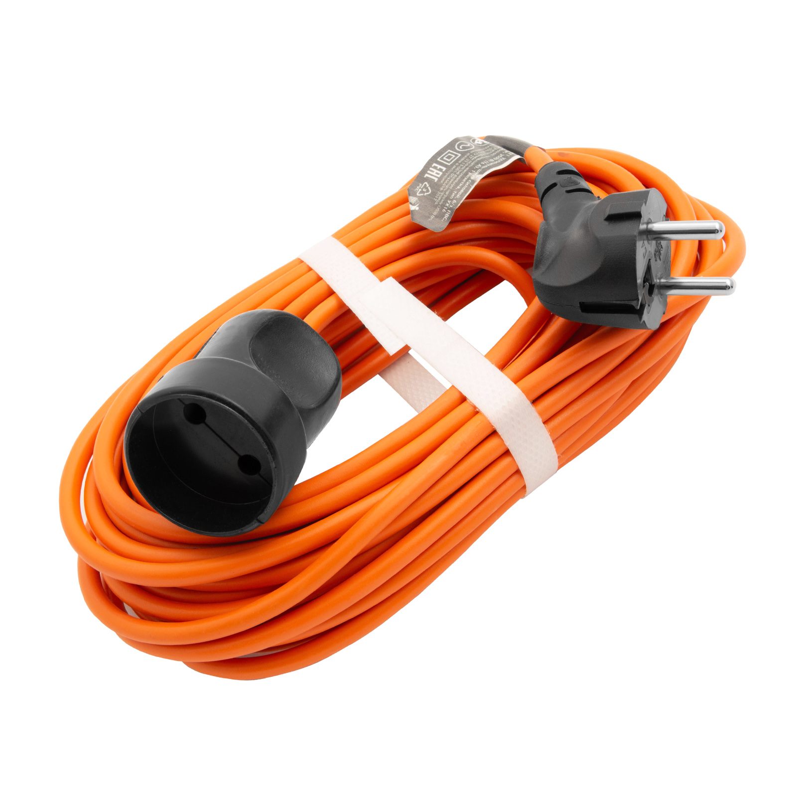 Удлинитель-шнур силовой 10 м, 16А, тип УХ16, ПВС, 1 розетка без заземления Сибртех (95821)