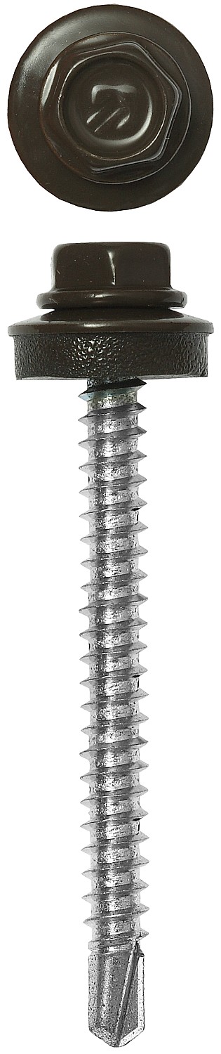 ЗУБР СКД 8028, 65 х 4.8 мм, зем.-коричн., 900 шт, кровельный саморез (4-300310-48-065-8028)