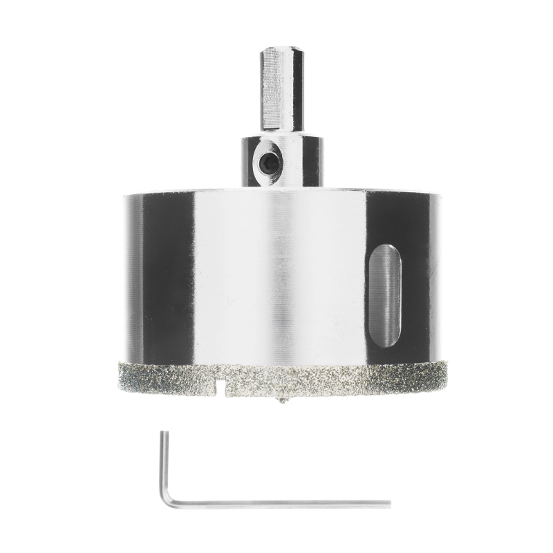 Сверло алмазное по керамограниту, 68 х 67 мм, трехгранный хвостовик Matrix (726683)