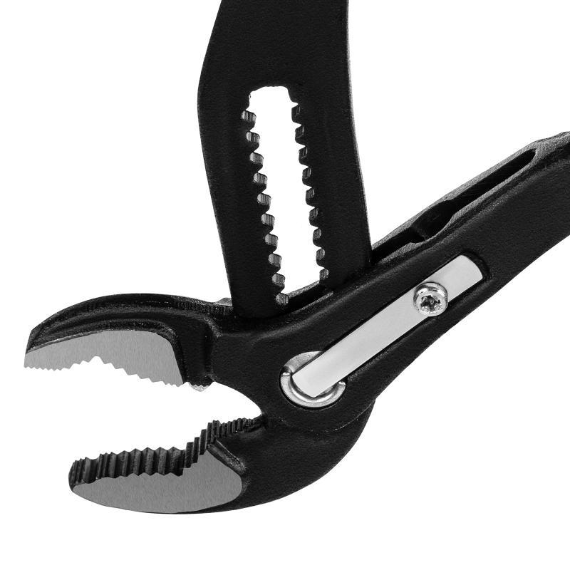 Клещи переставные 250 мм, кнопочный механизм, хром-ванадий, обливные рукоятки Matrix (17926)