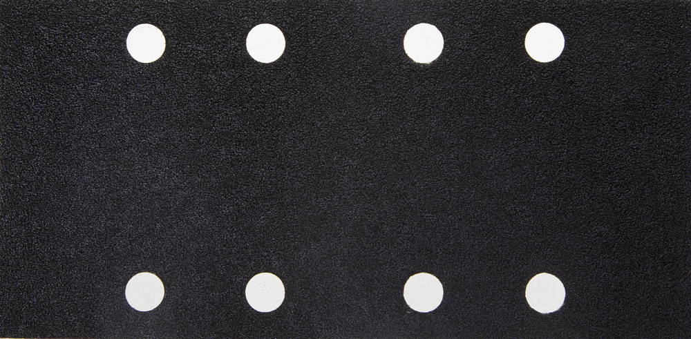 Лист шлиф. универсал. URAGAN ″Оптимален для твердых пород дерева″ 8 отверстий по линии, для ПШМ, P100, 80х166мм, 50шт