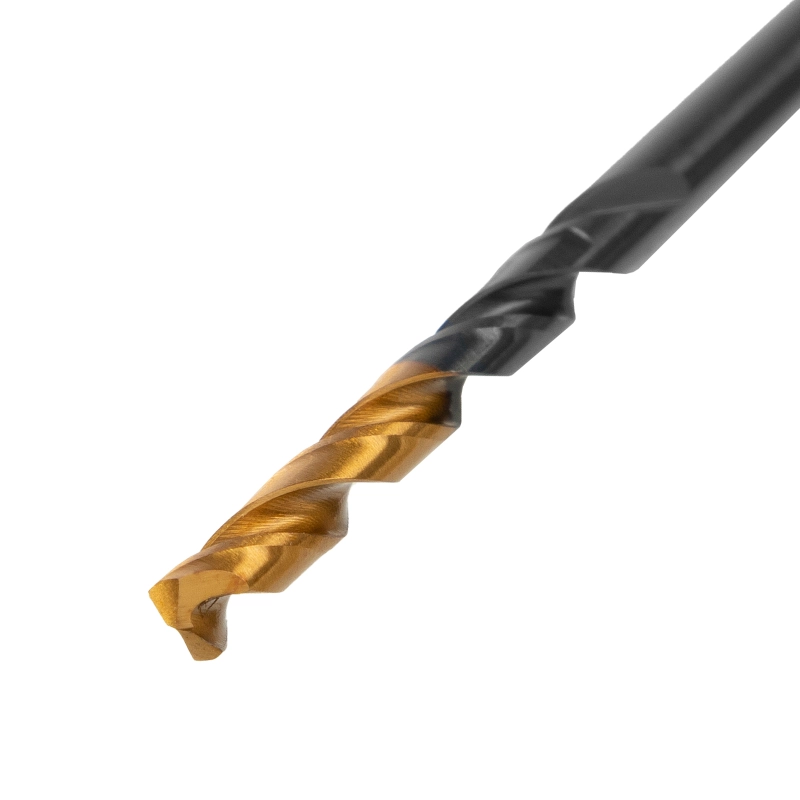 Сверло по металлу, 3,5 мм, HSS-Tin, Golden Tip, 10 шт. Denzel (717207)