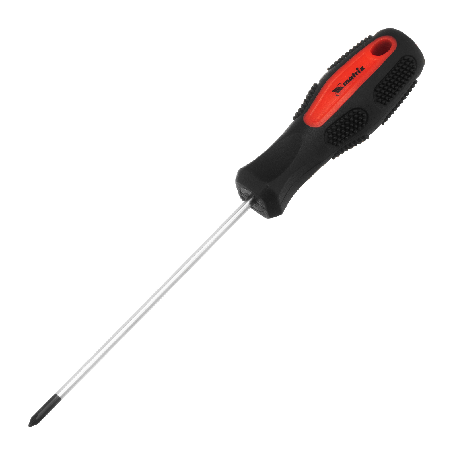 Отвертка Anti-Slip, PH0 х 100 мм, CrV, двухкомпонентная рукоятка Matrix (12238)