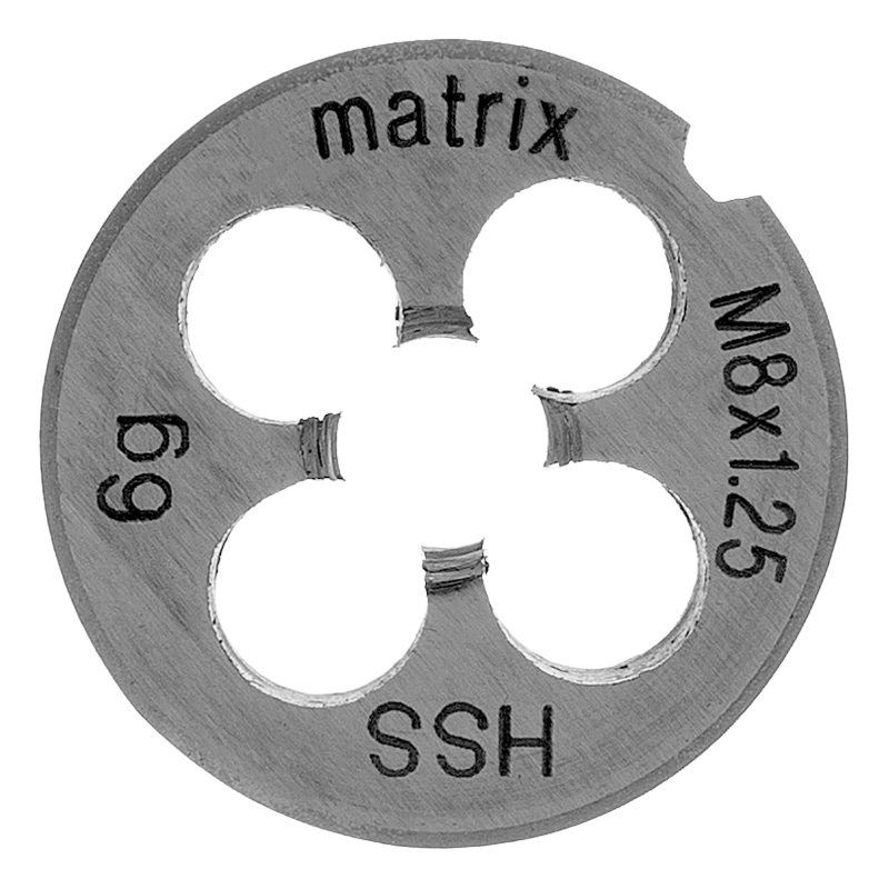 Плашка М8 х 1.25 мм, HSS Matrix (77077)