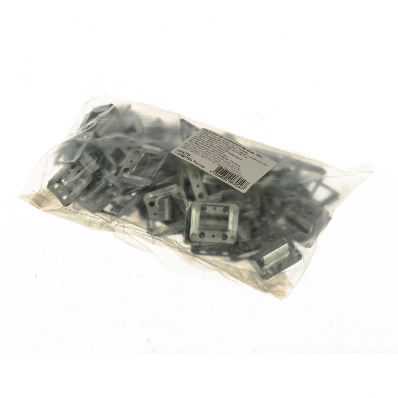 Кляймер №8, оцинкованный, без гвоздя 100 шт Сибртех (46578)