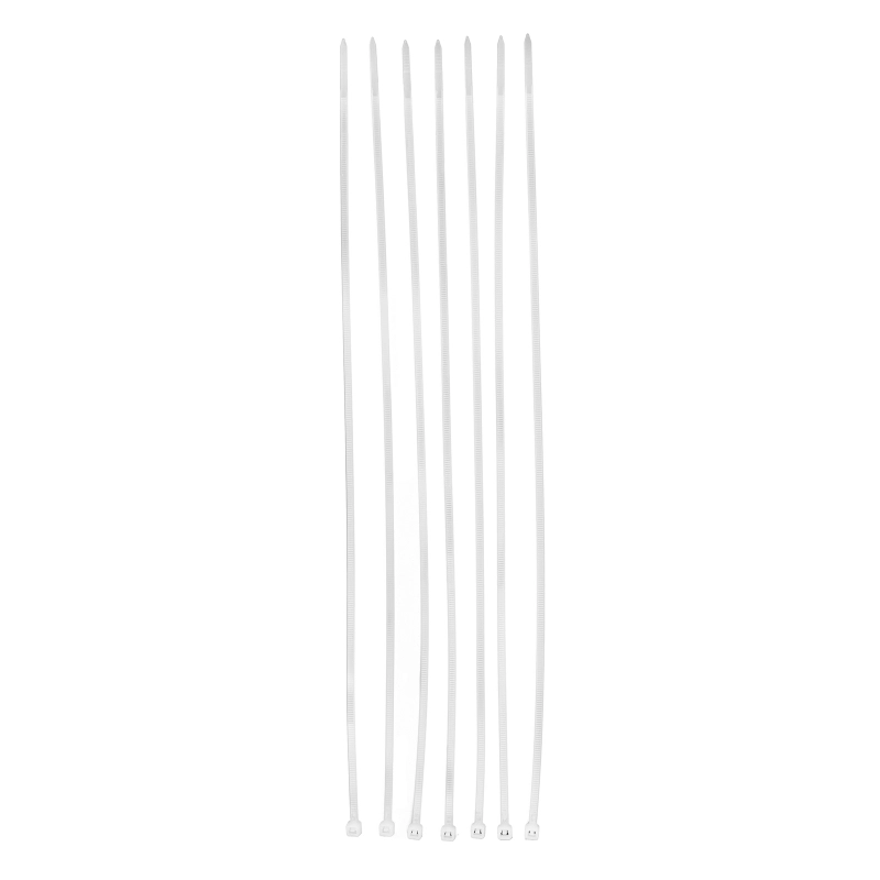 Хомуты, 370 x 3.6 мм, пластиковые, белые, 100 шт Сибртех (45533)