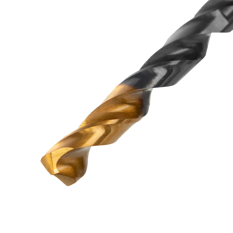 Сверло по металлу, 6 мм, HSS-Tin, Golden Tip, 10 шт. Denzel (717215)