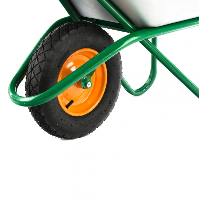 Тачка садово-строительная, усиленная, грузоподъемность 200 кг, объем 90 л Palisad (68935)