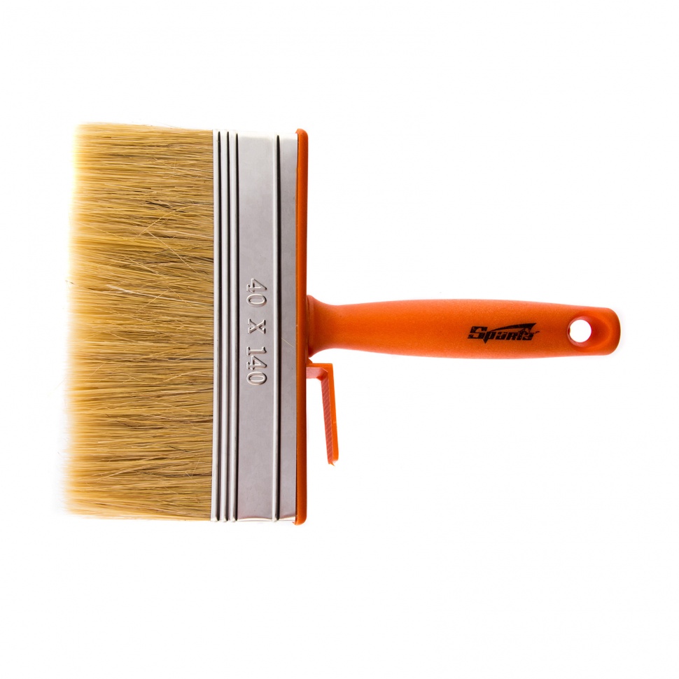 Кисть-ракля, 40 х 140 мм, натуральная щетина, пластмассовый корпус, пластмассовая ручка Sparta (841045)