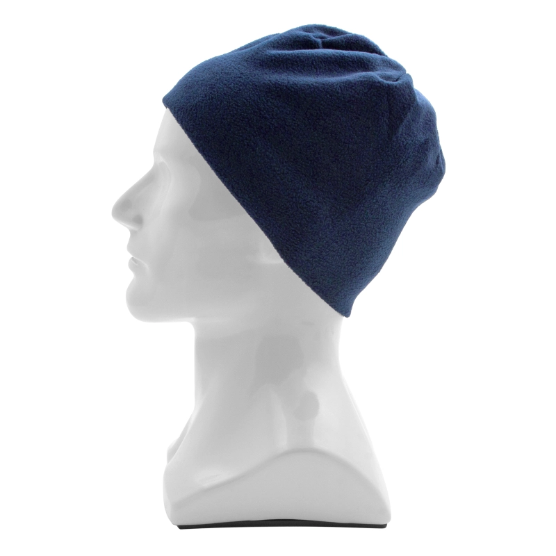 Шапка из флиса для взрослых, размер 56-57, синяя Сибртех (68803)