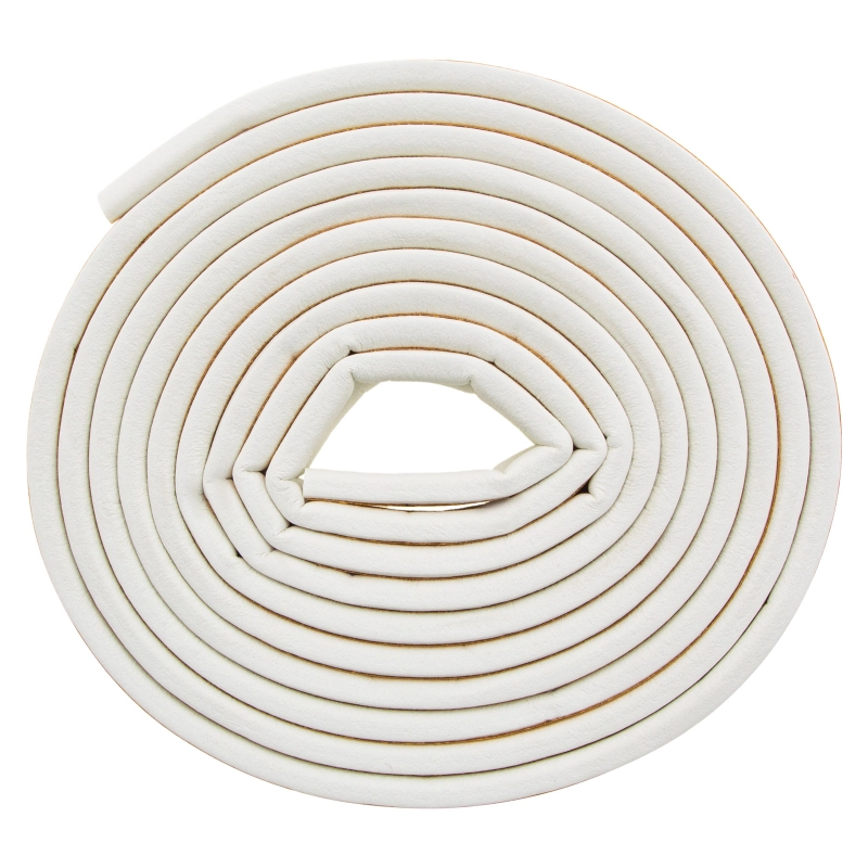 Уплотнитель резиновый, 6 м, профиль "P", белый Сибртех (88913)