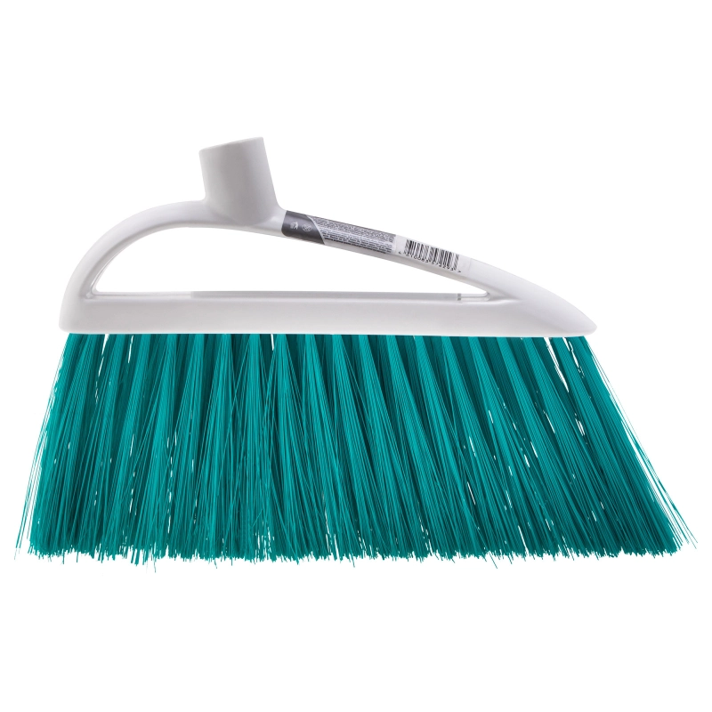 Щетка пластмассовая для подметания пола, премиум, 23 см, без черенка, бирюзовая щетина, Home Palisad (935565)