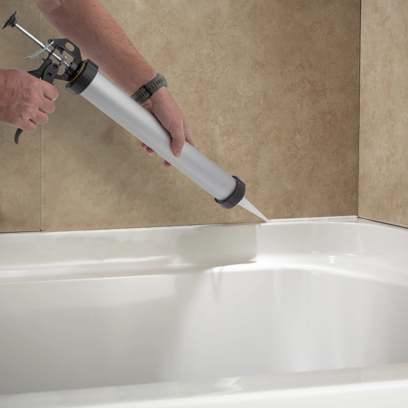 Пистолет для герметика, 750 мл, "закрытый", алюминиевый корпус, круглый шток 8 мм Sparta (886485)