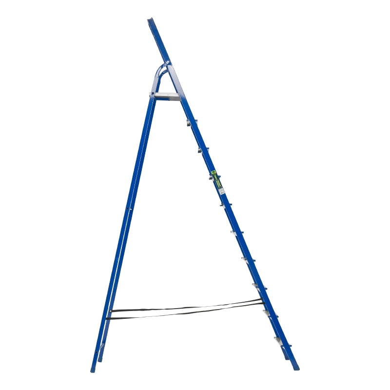 Стремянка, 10 ступеней, стальной профиль, алюминиевые ступени Сибртех (97960)