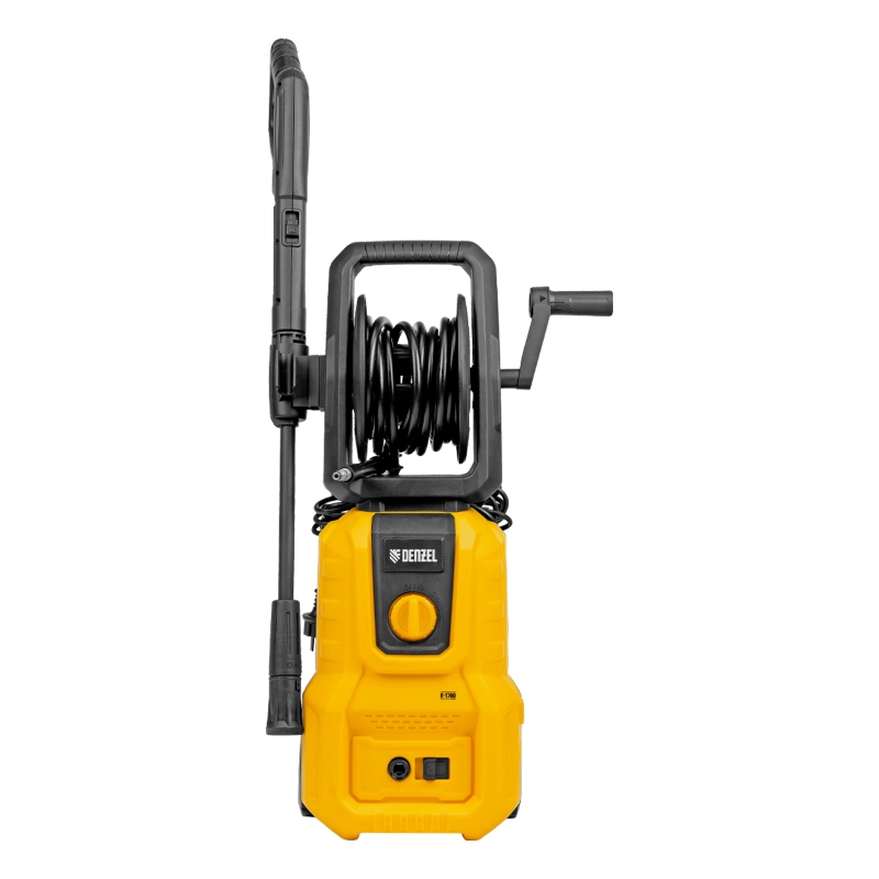 Моечная машина высокого давления R-170D, 1800 Вт, 170 бар, 380 л/ч, с барабаном// Denzel (58263)