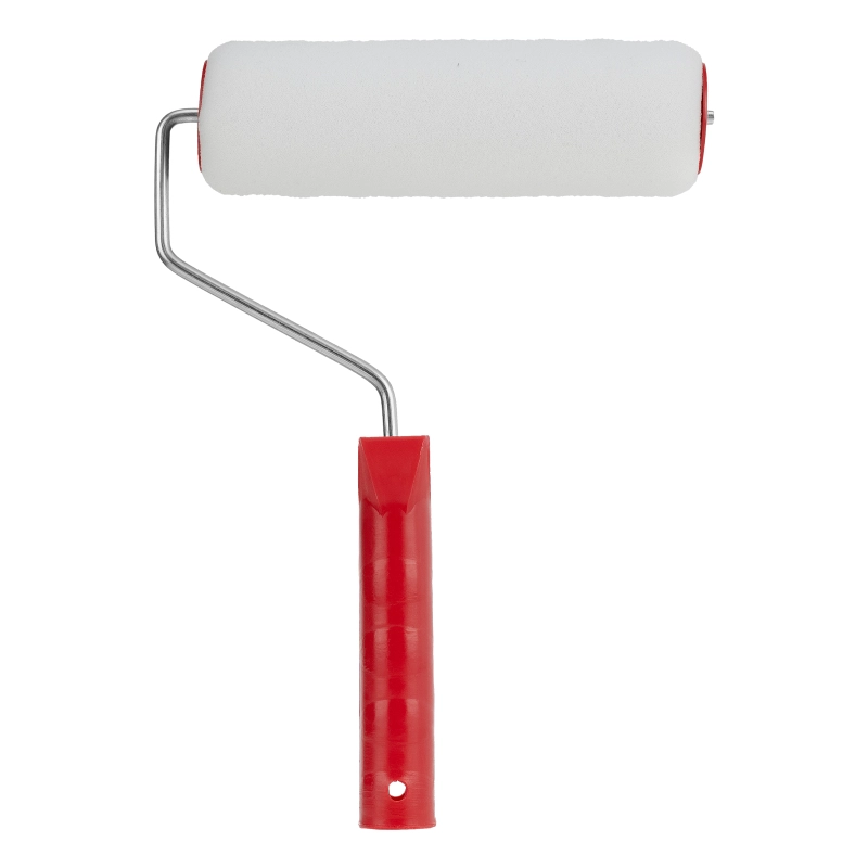 Валик "Поролон", в сборе, 200 мм, D 48 мм, D ручки 6 мм, крепление шплинтом Сибртех (80143)