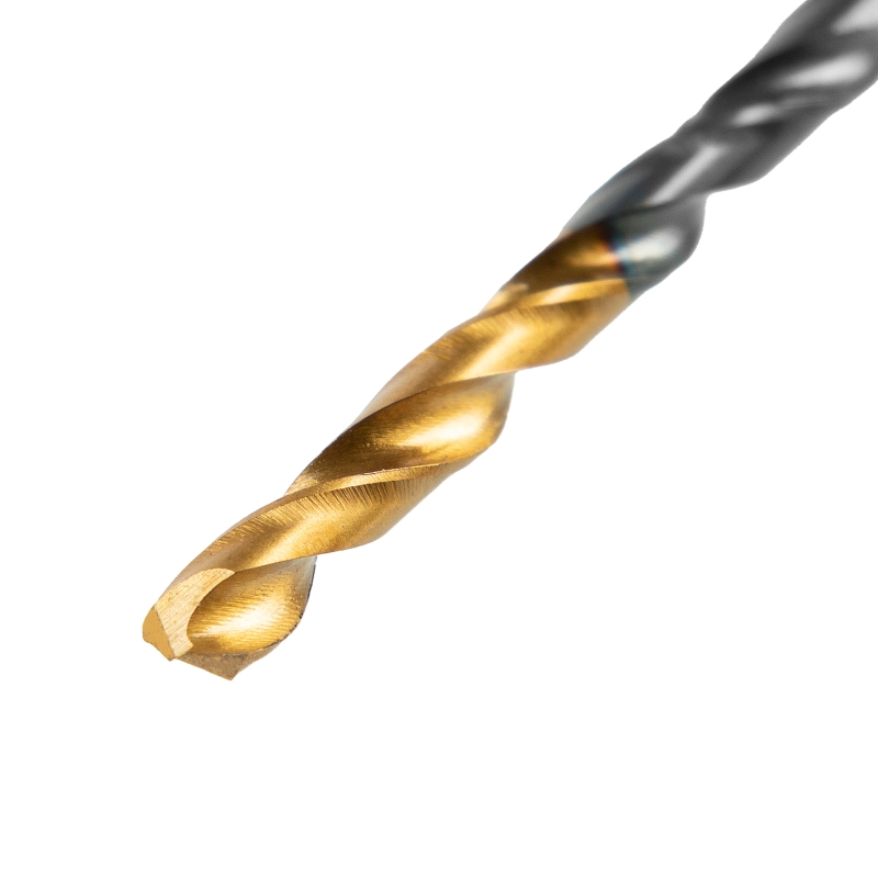 Сверло по металлу, 3 мм, HSS-Tin, Golden Tip, 10 шт. Denzel (717205)