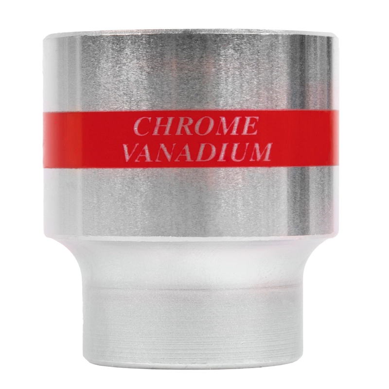 Головка торцевая, 30 мм, двенадцатигранная, CrV, под квадрат 1/2, хромированная Matrix (13697)