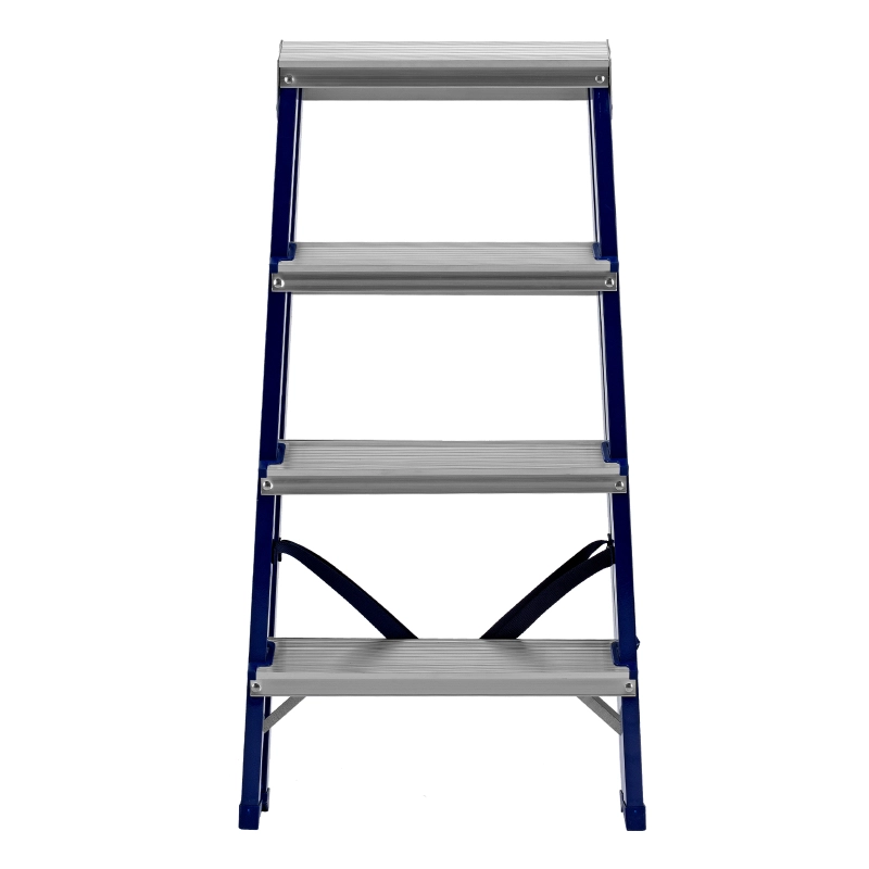 Стремянка двусторонняя 4 ступени, стальная, Сибртех (97934)