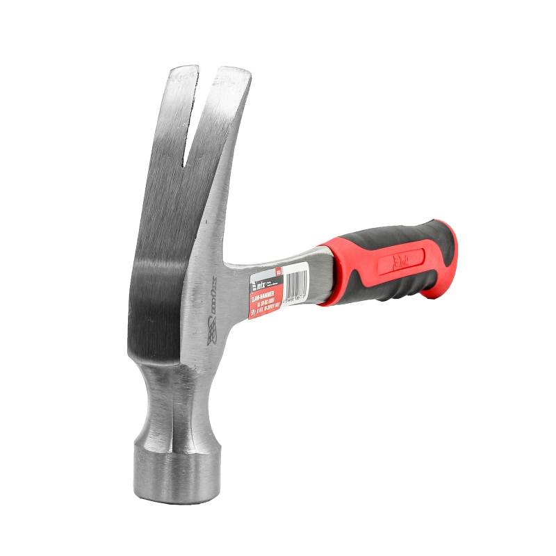 Молоток-гвоздодер, 570 г, цельнометаллический, двухкомпонентная рукоятка// MTX (104639)