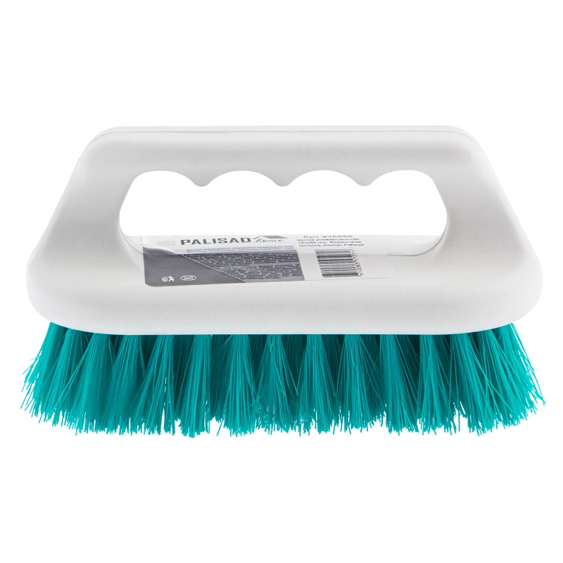 Щетка универсальная, 140 x 60 мм, бирюзовая щетина, Home Palisad (935655)