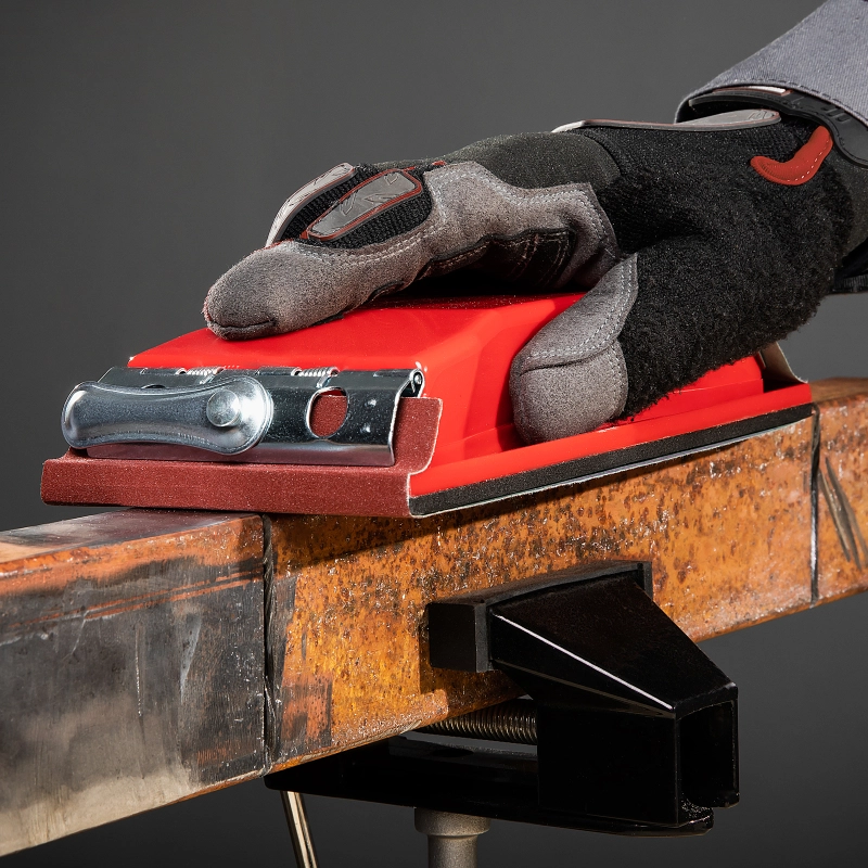 Брусок для шлифования, 210 х 105 мм, пластиковый с зажимами Matrix (75830)