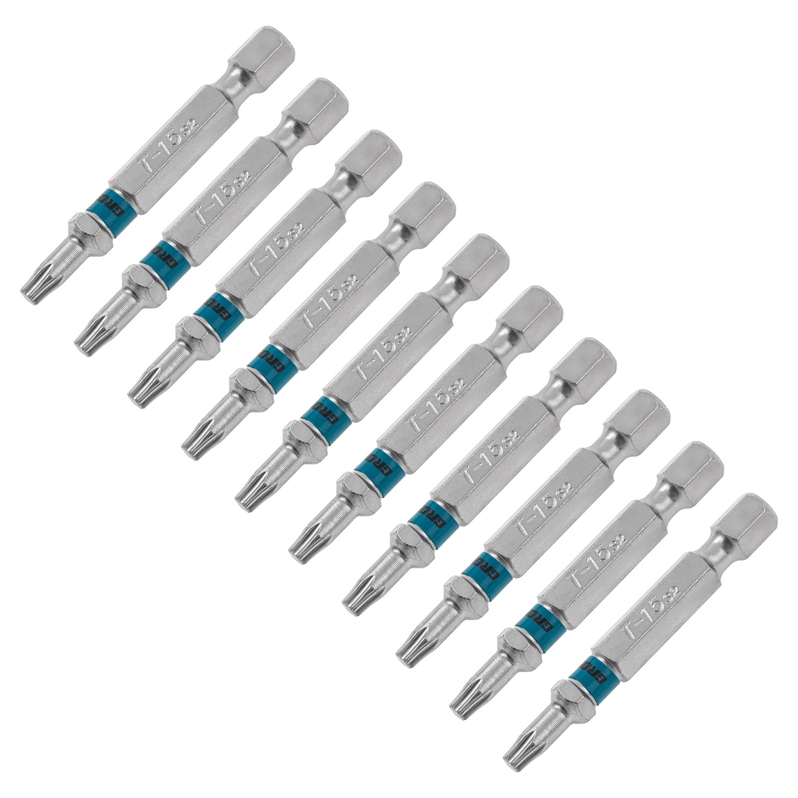 Бита Torx 15 х 50, сталь S2, 10 шт. Gross (11469)