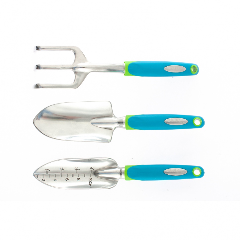 Набор садового инструмента, алюминиевый цельнолитой, 3 предмета, Luxe, Palisad (62902)