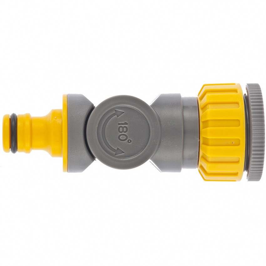 Соединитель штуцерный с внутренней резьбой 1/2-3/4, с шарниром Palisad Luxe (66247)