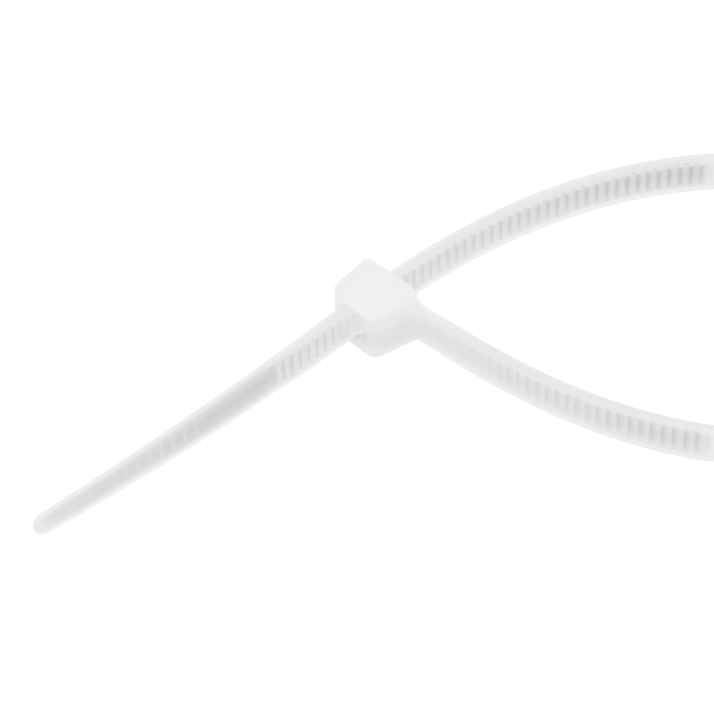 Хомуты, 200 x 3.6 мм, пластиковые, белые, 100 шт Сибртех (45527)