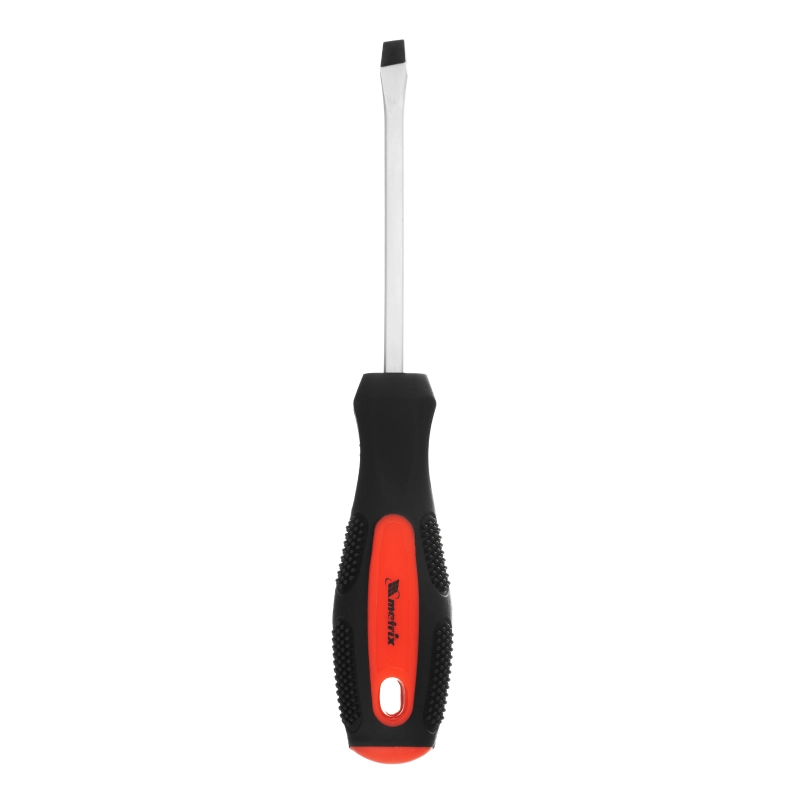 Отвертка Anti-Slip, SL6 х 100 мм, CrV, двухкомпонентная рукоятка Matrix (12220)