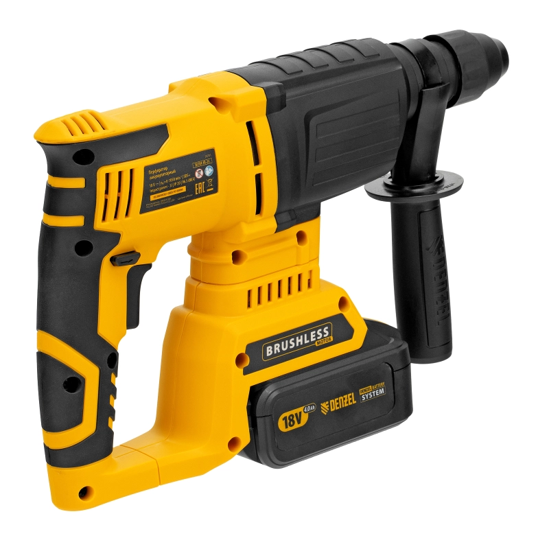 Перфоратор аккумуляторный BLRH-IB-26 Li-Ion, 18 В Denzel (26701)