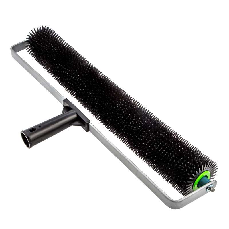 Валик игольчатый для наливных полов с рамой, острая игла, 500 мм Сибртех (81112)