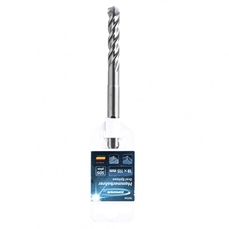 Бур по бетону Drei spitzen, 10 x 115 мм, SDS Plus Gross (70734)