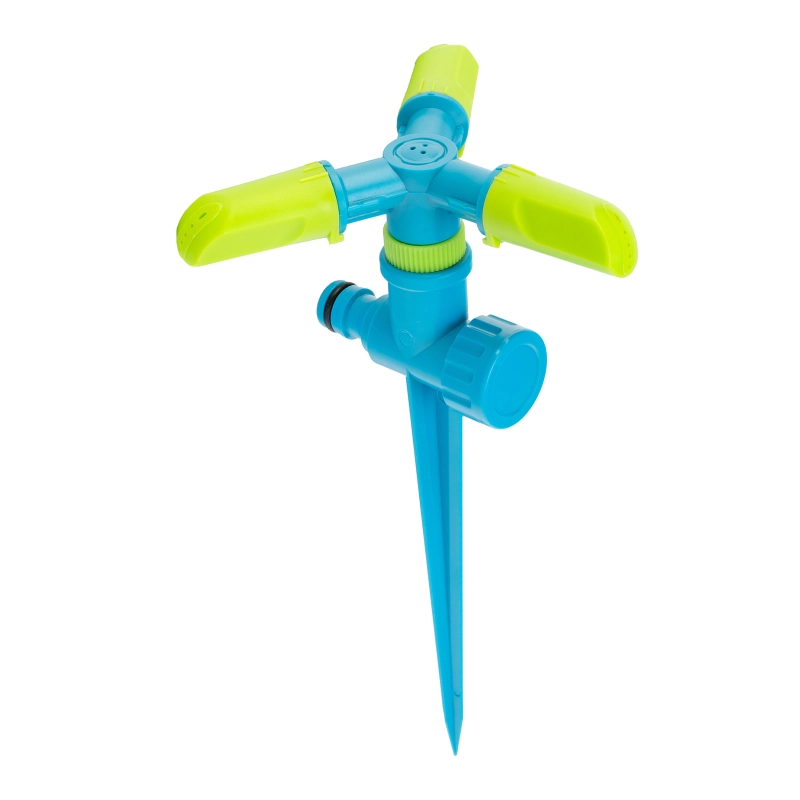 Разбрызгиватель вращающийся, 3 лопасти, на пике, ABS-пластик, LUXE Palisad (65812)