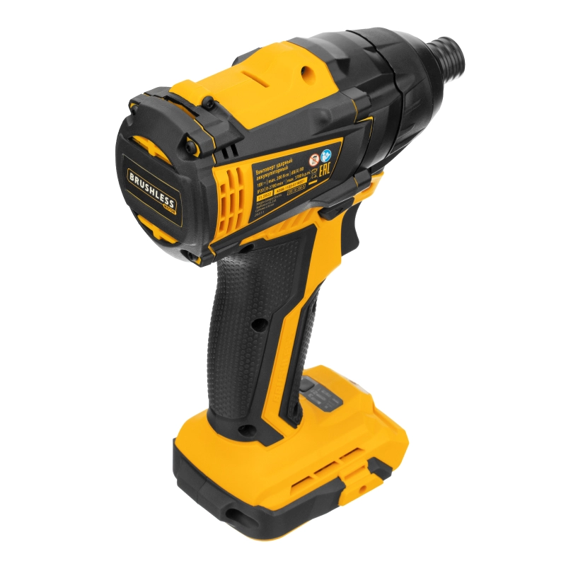 Винтоверт ударный аккумуляторный бесщет CID-IB-200-0, 18В Li-Ion Denzel (26511)