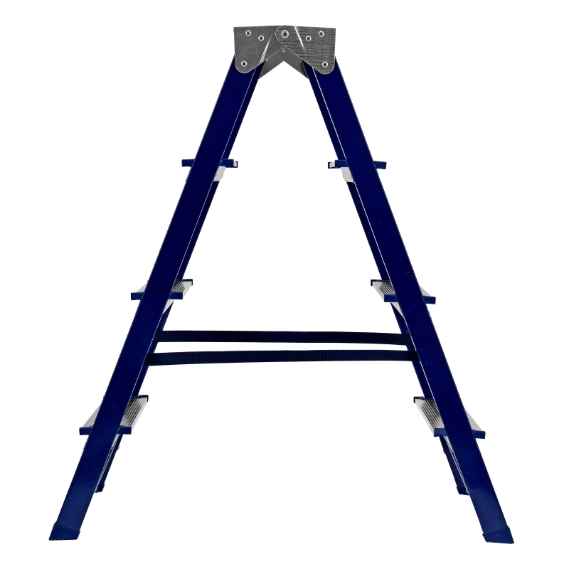 Стремянка двусторонняя 4 ступени, стальная, Сибртех (97934)