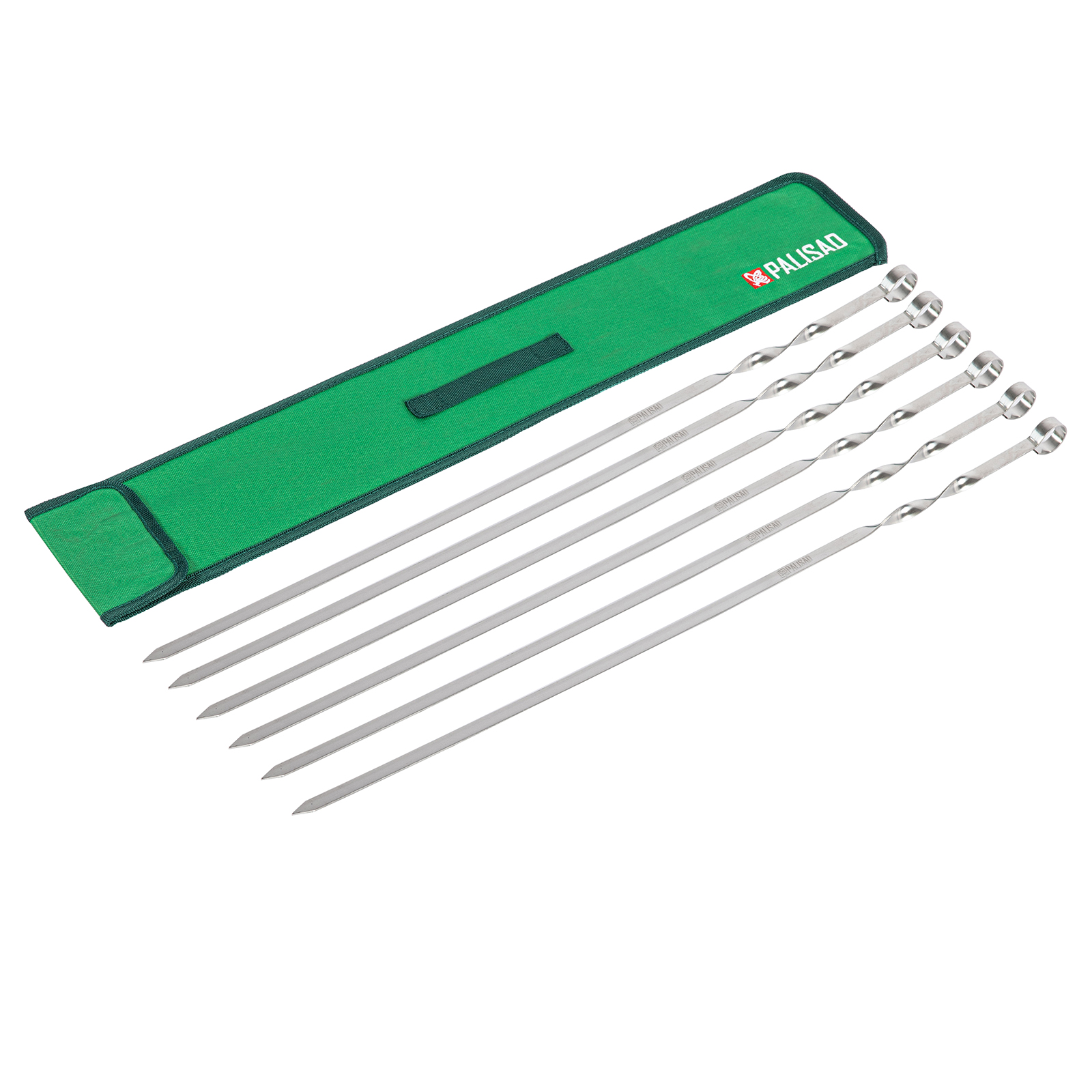 Шампуры с чехлом 60 см, 6 шт, Camping Palisad (69577)