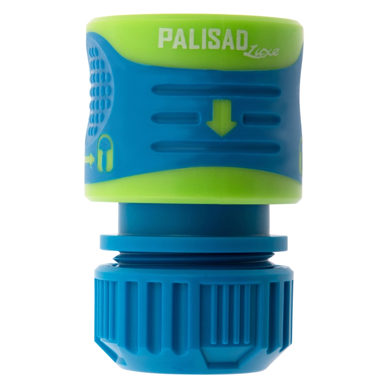 Соединитель для шланга 1/2 двухкомпонентный Palisad Luxe (66243)