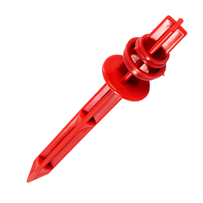 Колышек 20 см, с кольцом для крепления пленки, 10 шт в упаковке, красный Palisad (64434)