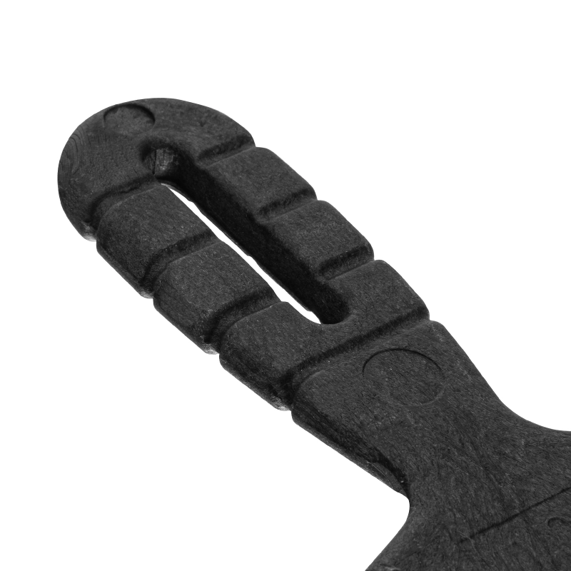 Шпатель из нержавеющей стали, 100 мм, зуб 4 х 4 мм, пластмассовая ручка Сибртех (85453)