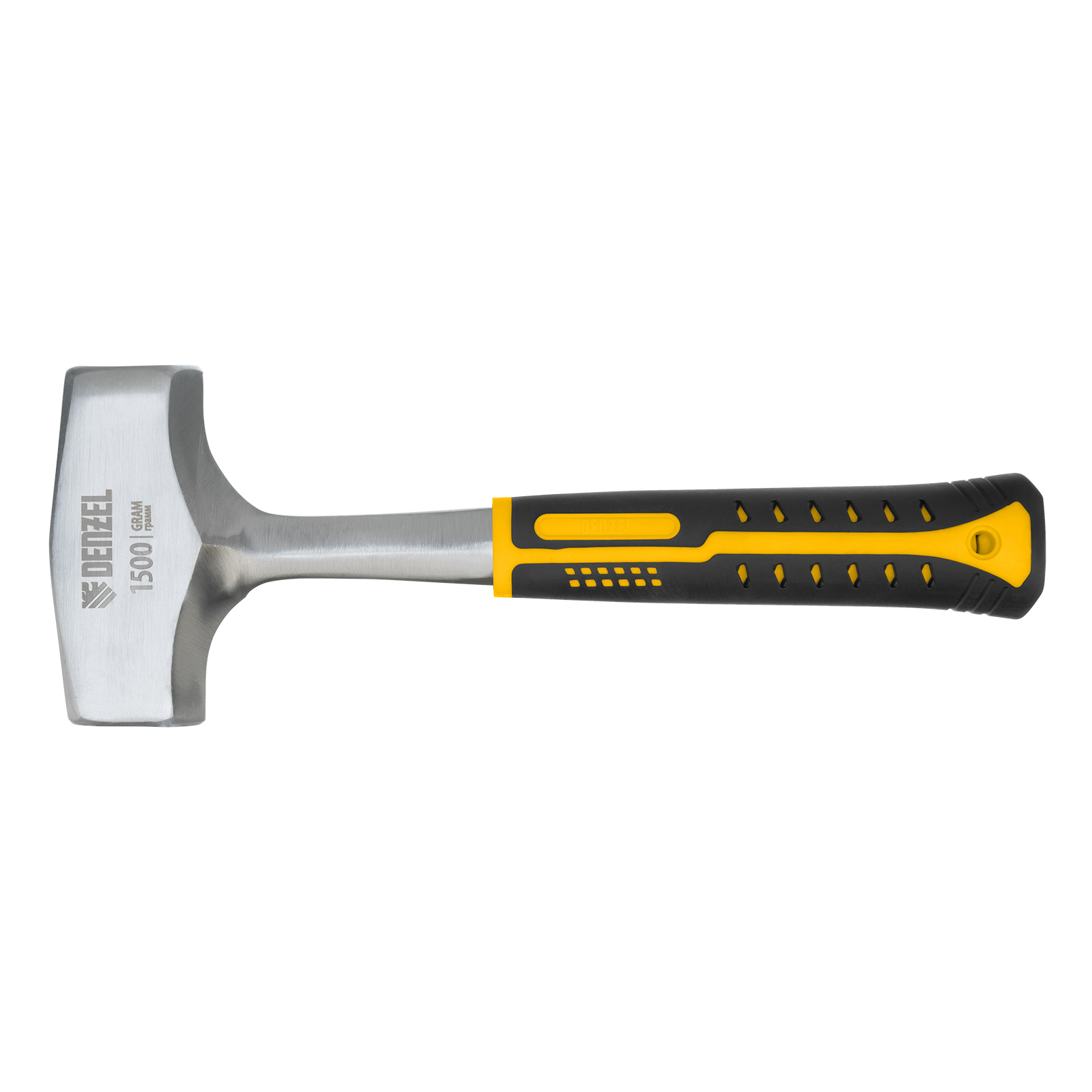 Кувалда 1,5 кг, цельнометаллическая, двухкомпонентная рукоятка Denzel (11012)