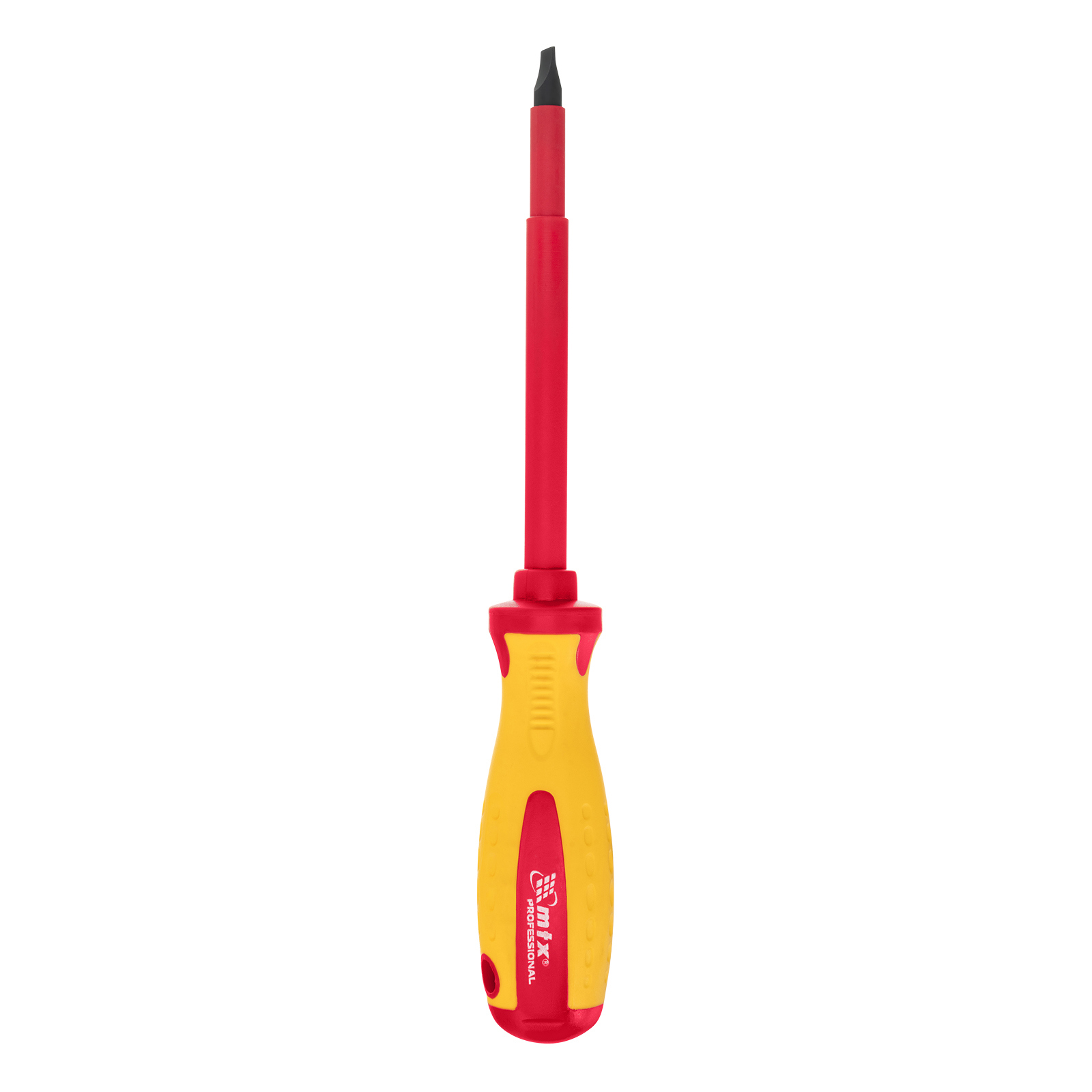 Отвертка Insulated, SL8 x 150 мм, CrMo, до 1000 В, двухкомпонентная рукоятка Matrix Professional (12922)